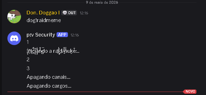 Exemplo de Raid Meme